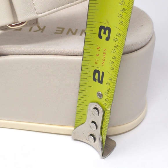 Anne Klein Akverse Off White Sandals Women’s 9M - Picture 8 of 10